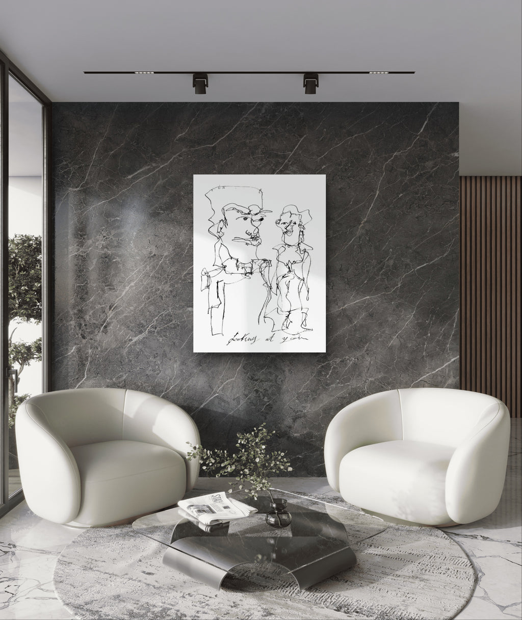 LOOKING AT YOU - PRINT